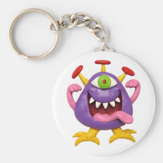 Monster Party Sleutelhanger (Voorkant)