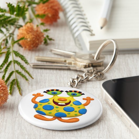 Monster Party Sleutelhanger (Zijkant)