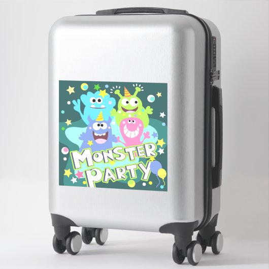 Monster Party Sticker (Koffer)