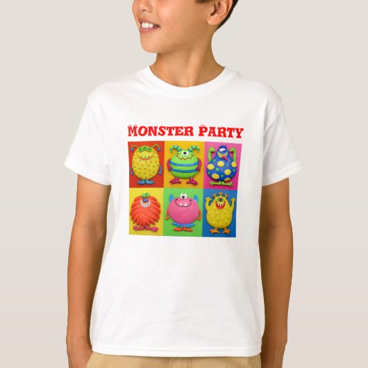 Monster Party T-shirt (Voorkant)