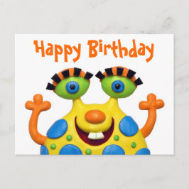 Monster Party Uitnodiging Briefkaart