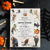 Monster Party Uitnodiging - Monsterachtige Hallowe