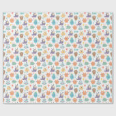 Monster Party Wrapping Paper Cadeaupapier (Vlak)