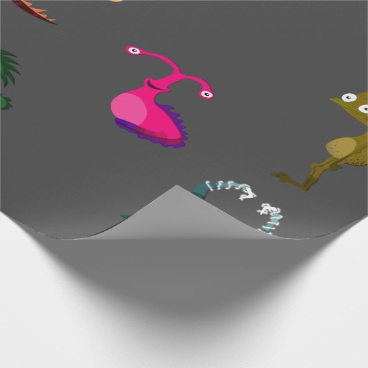 Monster Pattern Cadeaupapier (Hoek)