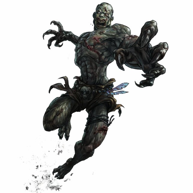 Monster Photo Sculpture - Ghast Staand Fotobeeldje (Voorkant)