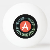 MONSTER PINGPONGBAL MET AANGEPASTE INITIALEN (Achterkant)