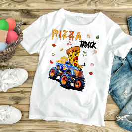 Monster Pizza Truck T-shirt