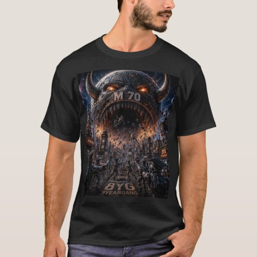 Monster Planeet M70 T-shirt (Voorkant)
