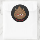 Monster Poop Emoji Sticker (Tas)