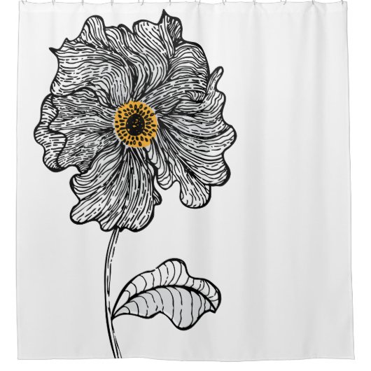 Monster Poppy Douchegordijn (Voorkant)