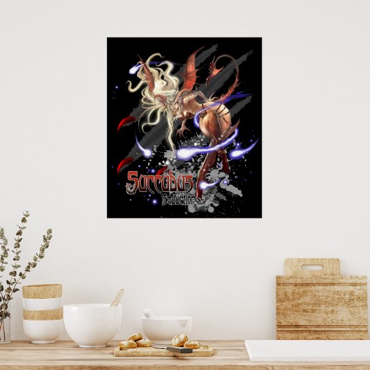 Monster Poster - Succubus Vermindering (Keuken)
