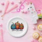 Monster Pumkins Papieren Bordje (Feest)