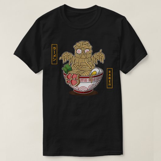 Monster Ramen Costume Famous Japan Noodles Funny R T-shirt (Design voorkant)