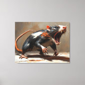 Monster rat wezen canvas afdruk (Voorkant)