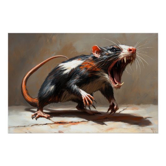 Monster rat wezen perfect poster (Voorkant)