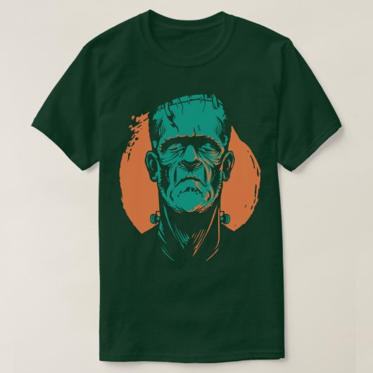 Monster Retro Classic Horror T-shirt (Design voorkant)