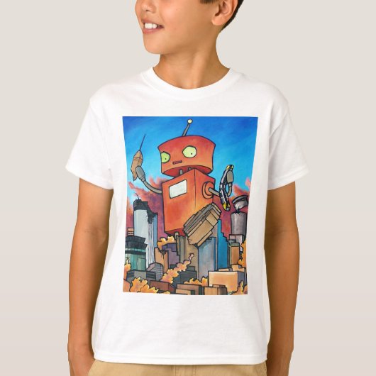 Monster Robot T-shirt (Voorkant)