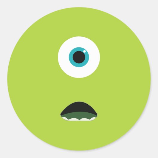 Monster Ronde Sticker (Voorkant)