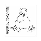 Monster  rubberen stempel glimlachen (Afrduk)