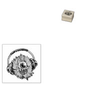 Monster Rubberstempel (Gestempeld)