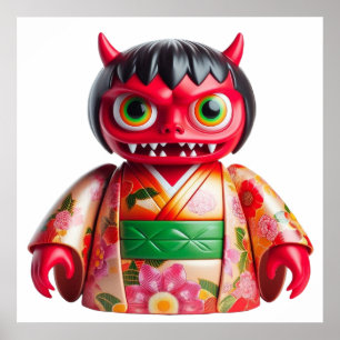 Monster Schattige Poppenposter Muurkunst voor Cozy Poster