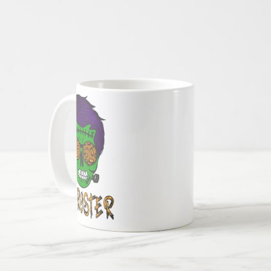 Monster schedel Broster Broer Halloween Matching F Koffiemok (Voorkant links)