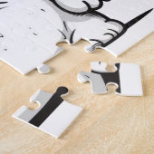 Monster schets klein legpuzzel (Zijkant)