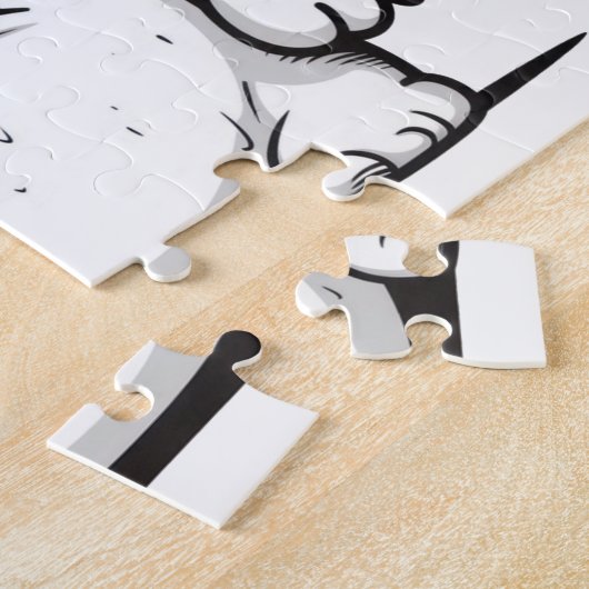Monster schets klein legpuzzel (Zijkant)