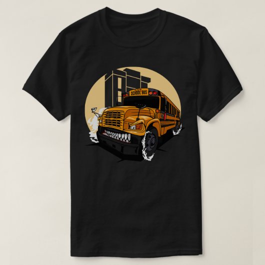 MONSTER SCHOOL BUS T-SHIRT (Design voorkant)