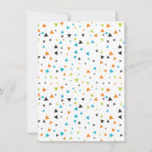 Monster Second Birthday Invitation, Monster Invite Kaart (Achterkant)