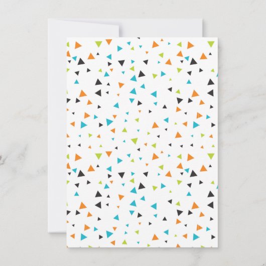 Monster Second Birthday Invitation, Monster Invite Kaart (Achterkant)