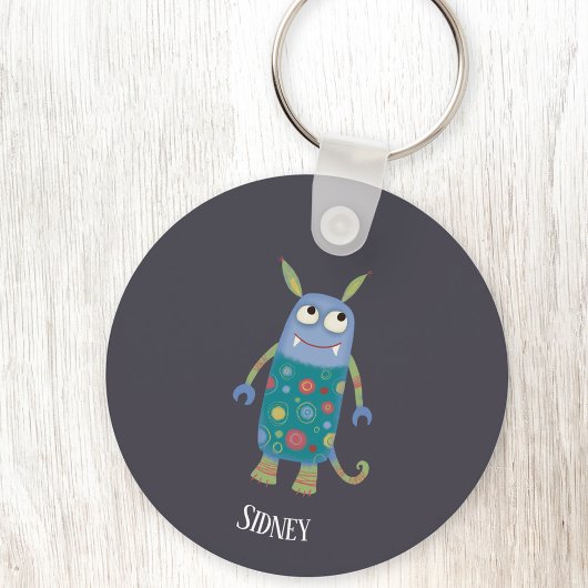 Monster Sidney Custom Name Sleutelhanger