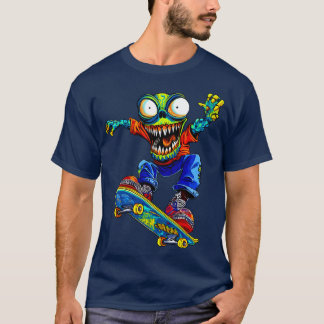 Monster Skater - Skateboarden Monster T-shirt
