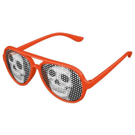 Monster Skull Aviator Zonnebril (Gekanteld)