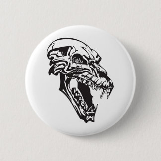 Monster Skull Ronde Button 5,7 Cm