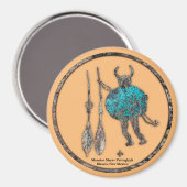 Monster Slayer magnet (Voorkant / Achterkant)