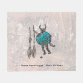 Monster Slayer Petroglyph Fleece Blanket (Voorkant (Horizontaal))