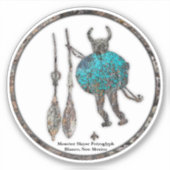 Monster Slayer Petroglyph Sticker (Voorkant)