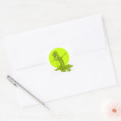 Monster Slime Vierkante Sticker (Envelop)