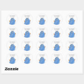 Monster Snoep Happy Halloween Ronde Sticker (Vel)