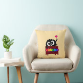 Monster speelt xylofoon kussen (Stoel)