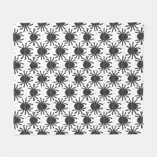Monster Spiders Fleece Deken (Voorkant (Horizontaal))