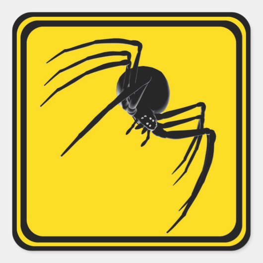 Monster Spinxer Xing! Vierkante Sticker (Voorkant)