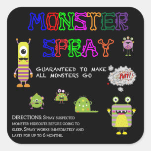 Monster Spray Stickers