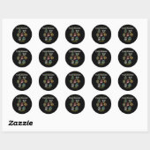 Monster Squad Badges Prestatie Ronde Sticker (Vel)