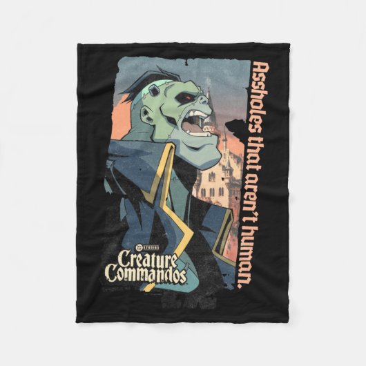 Monster Squad Clic Monster Prestatie Fleece Deken (Voorkant)