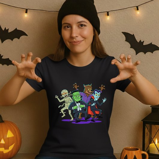Monster Squad heeft monsters mismatched T-shirt