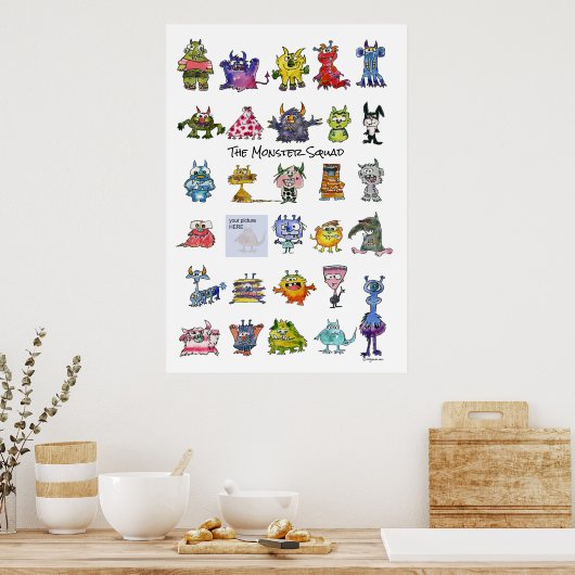 Monster Squad - Upload je foto Poster (Keuken)