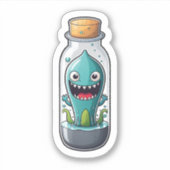 Monster Squid In Een Jar Sticker (Voorkant)