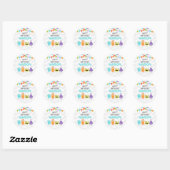 Monster Sticker Cupcake Topper Envelope Seal (Vel)
